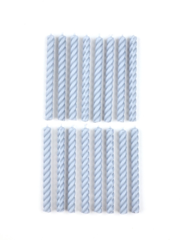 Свечи для торта, серые, 16 шт., 6,5 х 0,5 см Свечи для торта, серые, 16 шт., 6,5 х 0,5 см