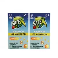 Жидкость к электрофумигатору SAFEX, детская, 30 мл. 2 шт.