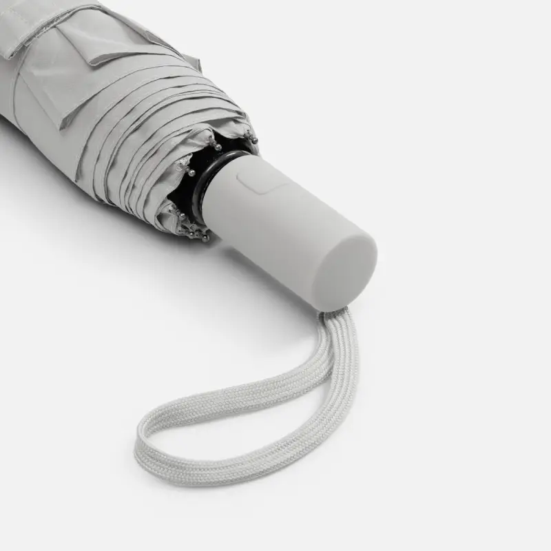 Зонт складной Cloudex, светло-серый