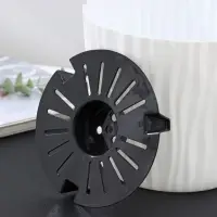 Кашпо для цветов со вставкой «Волна», 2 л, d=16 см, h=13,5 см, цвет белый Кашпо для цветов со вставкой «Волна», 2 л, d=16 см, h=13,5 см, цвет белый