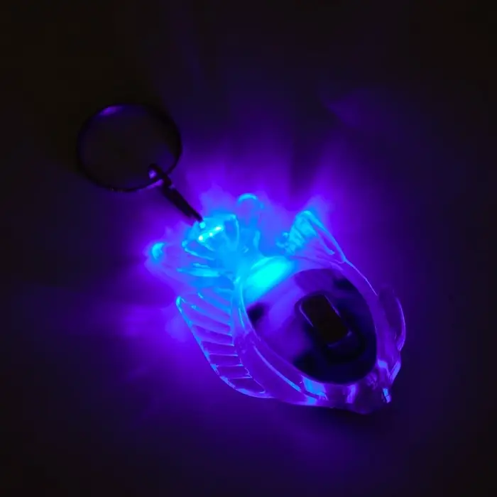 Фонарик брелок для ключей на кольце «Рыбка», 1 режим, 2×AG13, 3.5×5.5 см, МИКС Фонарик брелок для ключей на кольце «Рыбка», 1 режим, 2×AG13, 3.5×5.5 см, МИКС