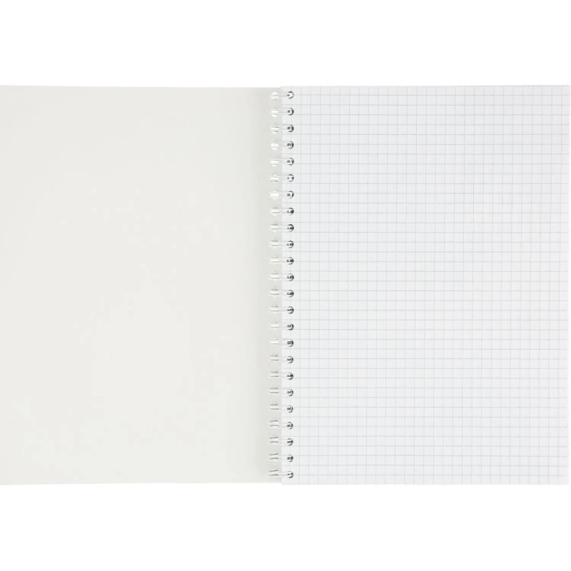 Бизнес-тетрадь А5 96л Attache Metallic Фиолет клетка, греб, картон, фольга