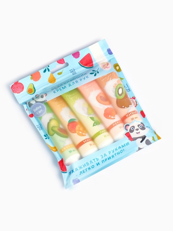 Крем для рук «Фруктовый микс», набор 5 шт Крем для рук «Фруктовый микс», набор 5 шт