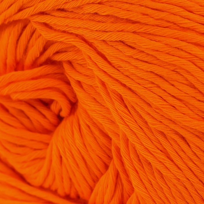 Пряжа Пряжа "Bouquet Unicolor" 100% хлопок 200м/100г (3215 оранжевый)