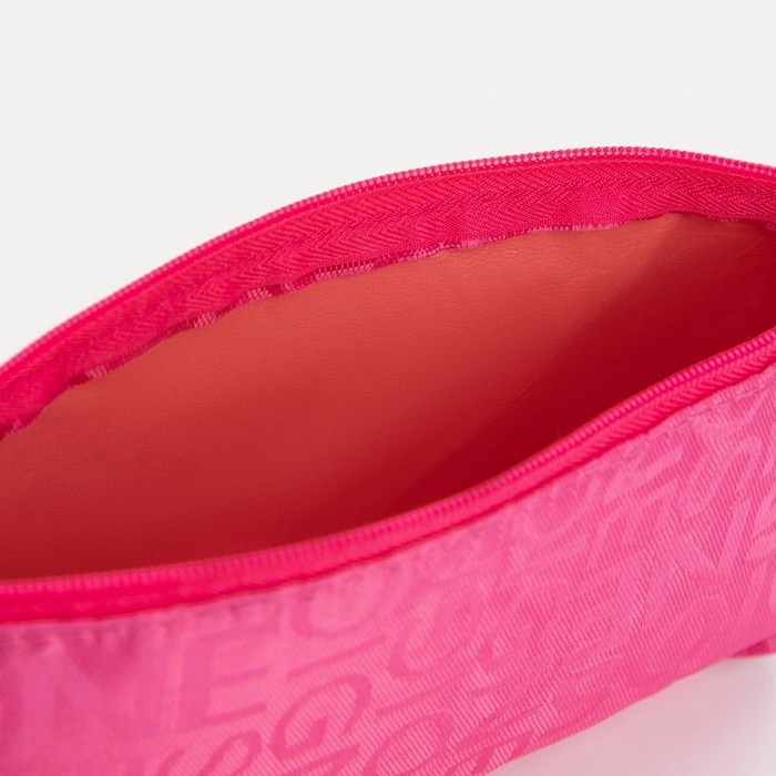 Косметичка на молнии, цвет малиновый Косметичка на молнии, цвет малиновый