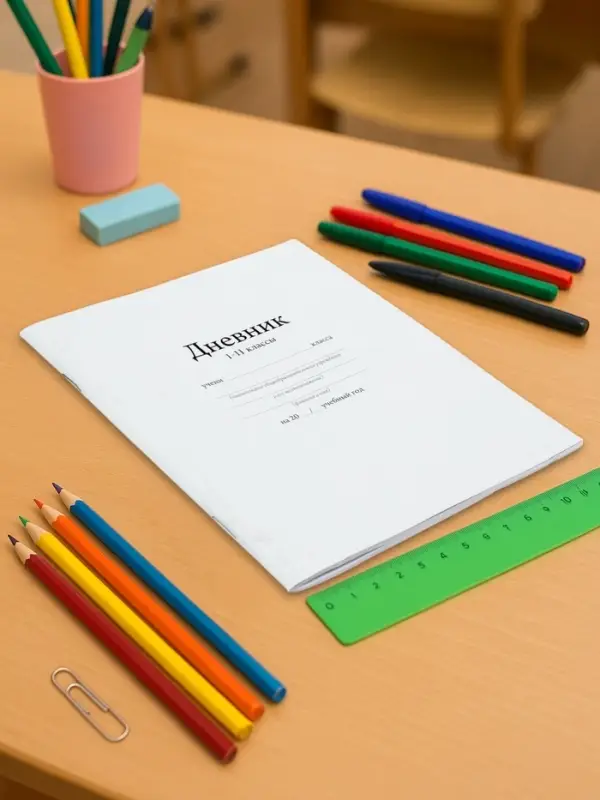 Дневник школьный для 1-11 классов, &laquo;Белый&raquo;, мягкая обложка, 40 листов