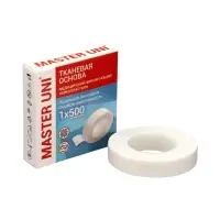 MASTER UNI лейкопластырь медицинский фиксирующий на тканевой основе, см: 1&times;500