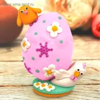 Набор для творчества. Декор яиц полимерной глиной &laquo;Курочка и цыплёнок&raquo;