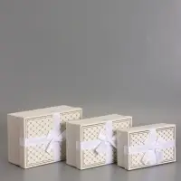 Наборок коробок 3 в 1 прямоугольные 23*16*9.5 21*14*8.0 19*12*6.5 см