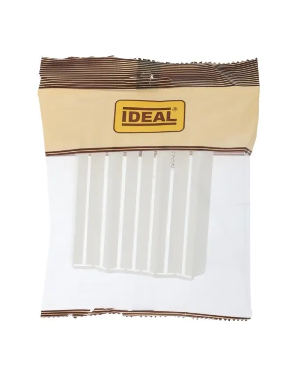 Накладки для прямоугольного плинтуса &laquo;Идеал. Дюра&raquo;, 80 мм, 8 штук, цвет 001 белый