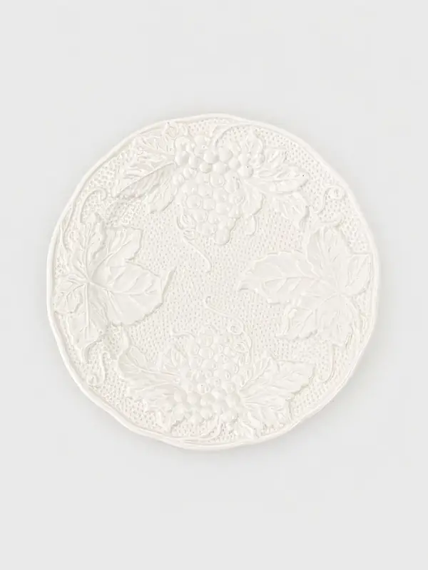 Тарелка Grape, d=20 см, фарфор, белая