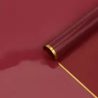 Пленка для цветов и букетов &laquo;Кайма с тиснением&raquo;, винная, 57&times;57 см