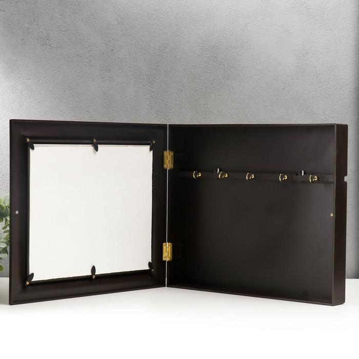 Ключница Ключница "Правила дома" Венге 26,5х31,5х4,5 см