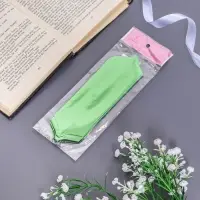 Подарочный бант-шар №5, для упаковки подарков, металлик зелёный