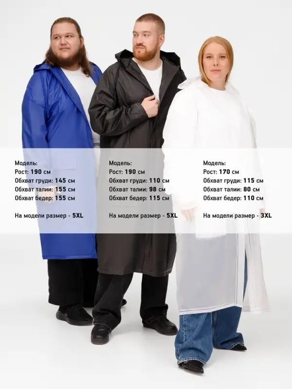 Дождевик RainDrop, желтый, размер 3XL/4XL