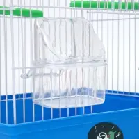 Клетка для птиц укомплектованная Bd-1/1d, 30&times;23&times;39 см, голубая