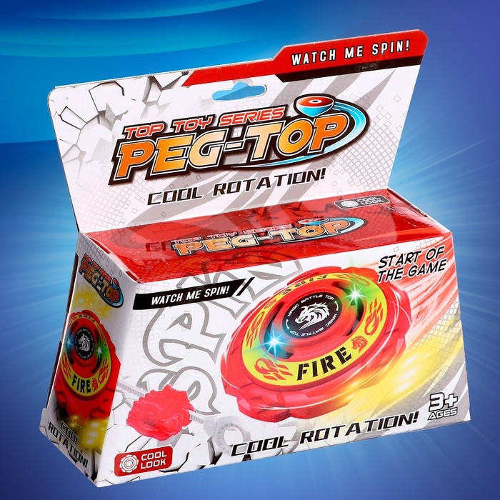 Волчок «Атака зверя», с устройством запуска, цвет МИКС Волчок «Атака зверя», с устройством запуска, цвет МИКС