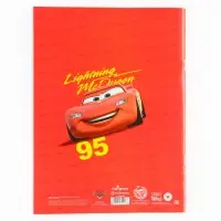 Цветная бумага, А4, 18 листов, 10 цветов, немелованная, односторонняя, на скрепке, 48 г/м&sup2;, &laquo;Тачки&raquo;