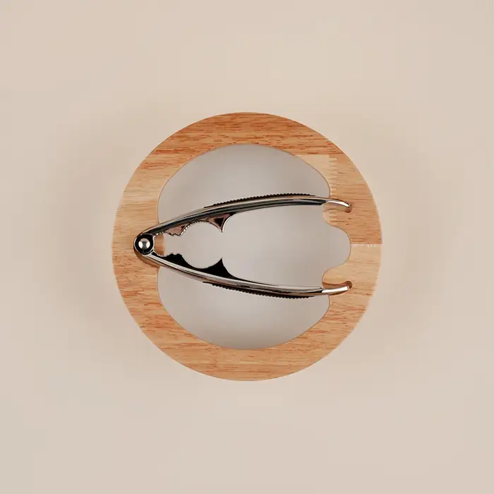 Орешница с орехоколом SL Home &laquo;Тренто&raquo;, 2 предмета: орешница, орехокол, фарфор