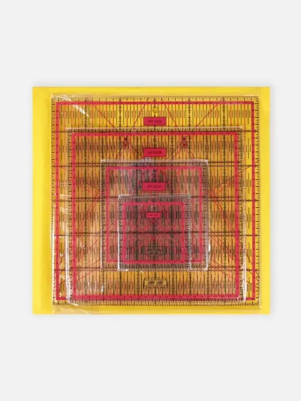 Набор линеек для квилтинга и пэчворка 30&times;30/25&times;25/15&times;15/10&times;10 см, s=3 мм