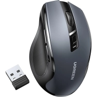 Мышь компьютерная UGREEN MU006 (15063) WLS, 2.4G 4000DPI, АА, черный