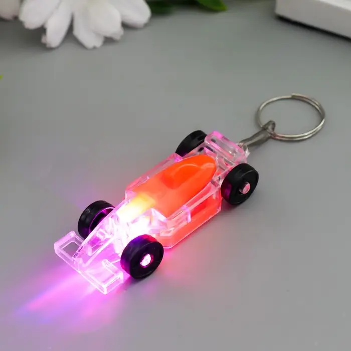 Фонарик свет на кольце Фонарик свет на кольце "Машина" МИКС