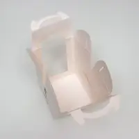 Коробка под бенто-торт с окном, белая, 15&times;15&times;18 см