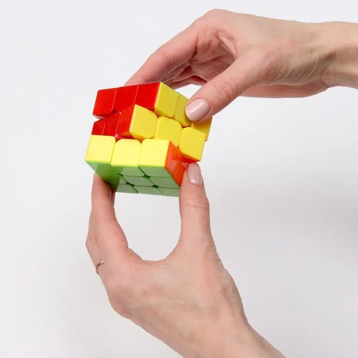 Головоломка-кубик &laquo;Собери цвет&raquo;, в шоубоксе, 3&times;3