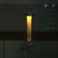 Башня пивная &laquo;Петронас&raquo;, 3 л, колба для льда, с подсветкой, 2 батарейки AG3, пластик, металлик