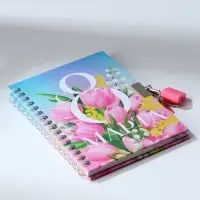 Блокнот на замочке А6, 50 л. &laquo;С 8 МАРТА&raquo;