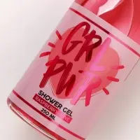 Гель для душа шампанское GRL PWR, аромат малинового вина, 250 мл, Чистое счастье