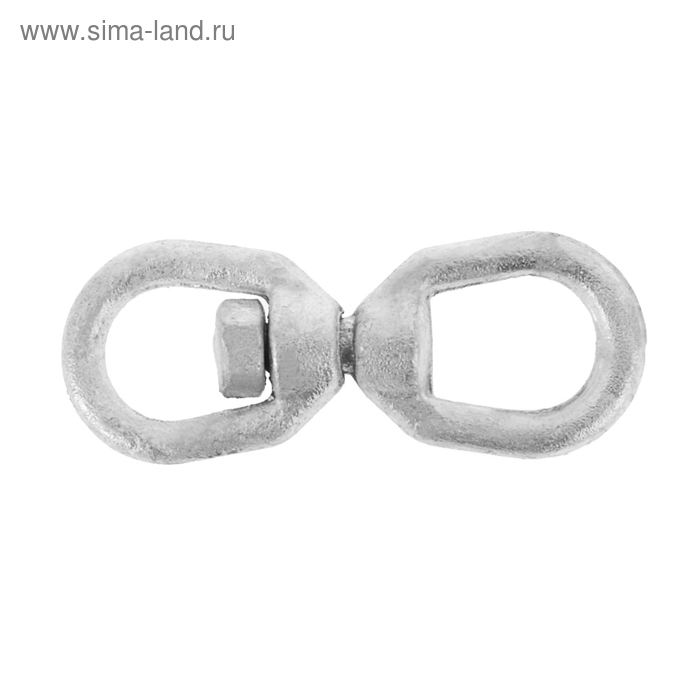 Вертлюг петля-петля ТУНДРА krep, 8 мм, оцинкованный Вертлюг петля-петля ТУНДРА krep, 8 мм, оцинкованный