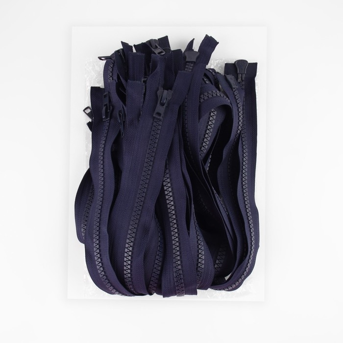 Молния «Трактор», №10, разъёмная, 2 бегунка, замки автомат, 110 см, цвет тёмно-синий, цена за 1 штуку Молния «Трактор», №10, разъёмная, 2 бегунка, замки автомат, 110 см, цвет тёмно-синий, цена за 1 штуку