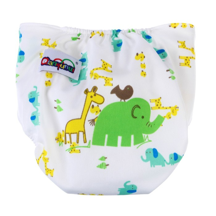 Многоразовый подгузник с вкладышем «Жирафы» Многоразовый подгузник с вкладышем «Жирафы»