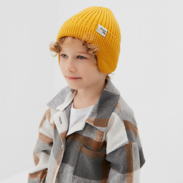 Шапка детская KAFTAN р.52-54 желтый Шапка детская KAFTAN р.52-54 желтый