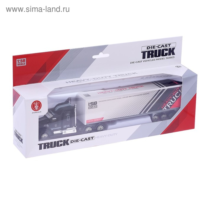 Грузовик металлический «Дальнобойщик», 1:58