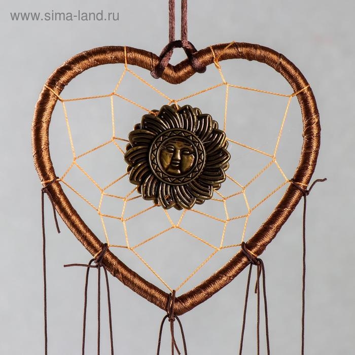 Музыка ветра+ловец снов Музыка ветра+ловец снов "Солнце в сердце" 4 трубки 40 см