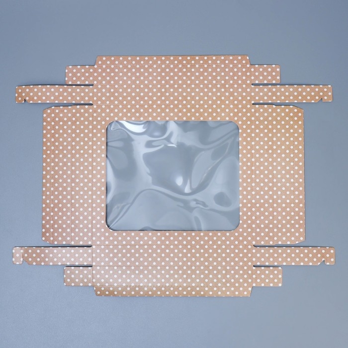 Коробка подарочная, упаковка, «Горошек» , 23.5 х 20.5 х 5.5 см Коробка подарочная, упаковка, «Горошек» , 23.5 х 20.5 х 5.5 см