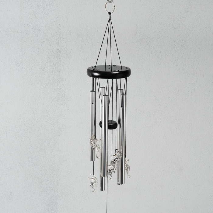 Музыка ветра металл Музыка ветра металл "Морские коньки" 5 трубок 60 см