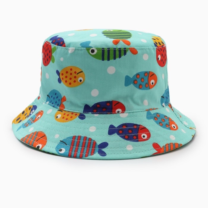 Панама детская KAFTAN Панама детская KAFTAN "Рыбки" р.50 голубой