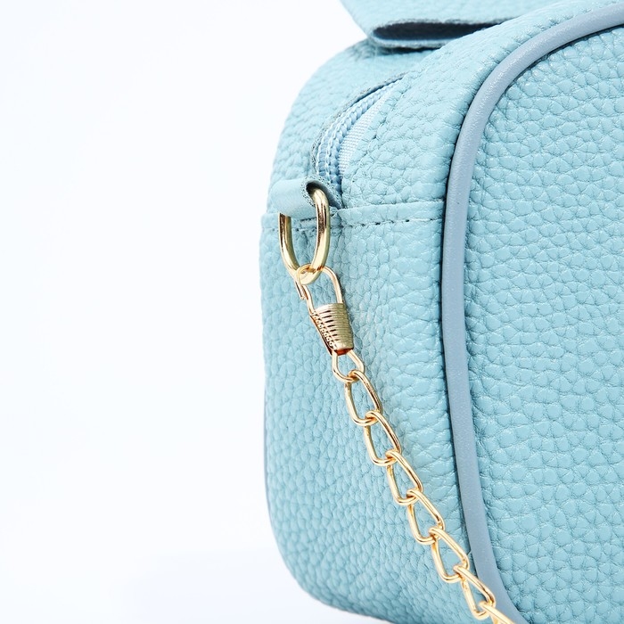 Сумка кросс-боди на молнии, цвет голубой Сумка кросс-боди на молнии, цвет голубой