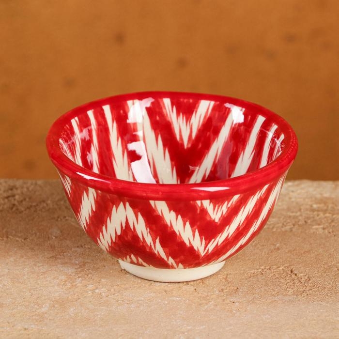 Пиала Риштанская керамика  Пиала Риштанская керамика "Атлас", 8,5 см, малая коньячная