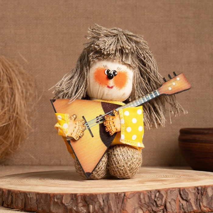 Оберег-домовой Оберег-домовой "Кузьма с балалайкой", микс