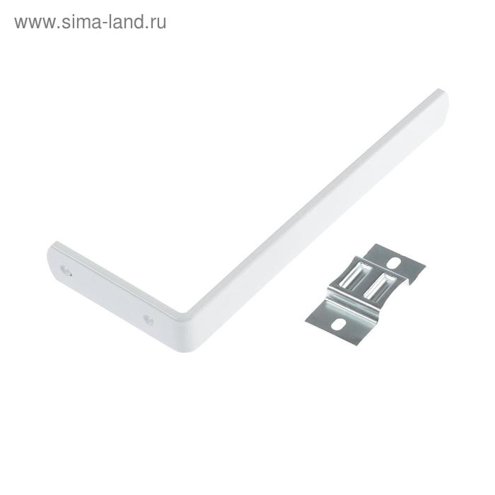 Держатель настенный с креплением для гардин, 180 мм, полимер белый. 40 шт. Держатель настенный с креплением для гардин, 180 мм, полимер белый. 40 шт.