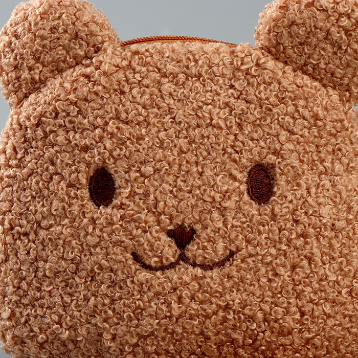 Мягкая сумка «Мишка». цвет коричневый