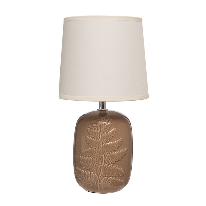 Лампа настольная Лампа настольная "Ариззи" Е14 1х40Вт какао 18х18х33 см RISALUX