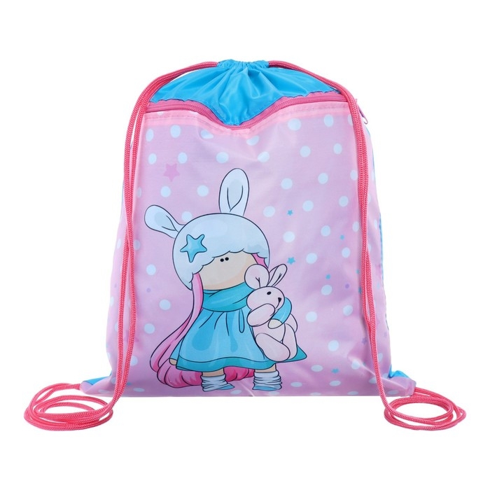 Мешок для обуви с карманом 420 х 340 мм, Calligrata МСО-7С, (мягкий полиэстер, плотность 210D),  Мешок для обуви с карманом 420 х 340 мм, Calligrata МСО-7С, (мягкий полиэстер, плотность 210D), "Тильда"