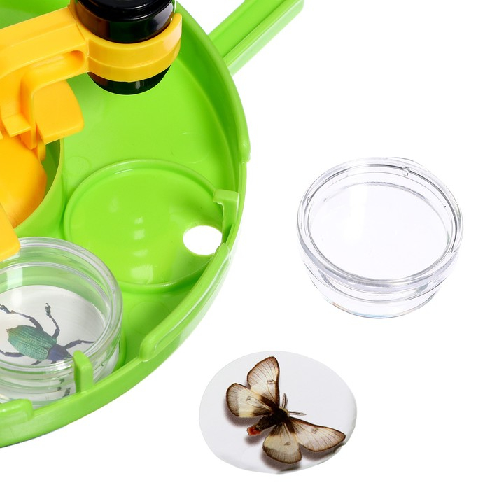 Набор для исследований: микроскоп, 6 контейнеров Набор для исследований: микроскоп, 6 контейнеров