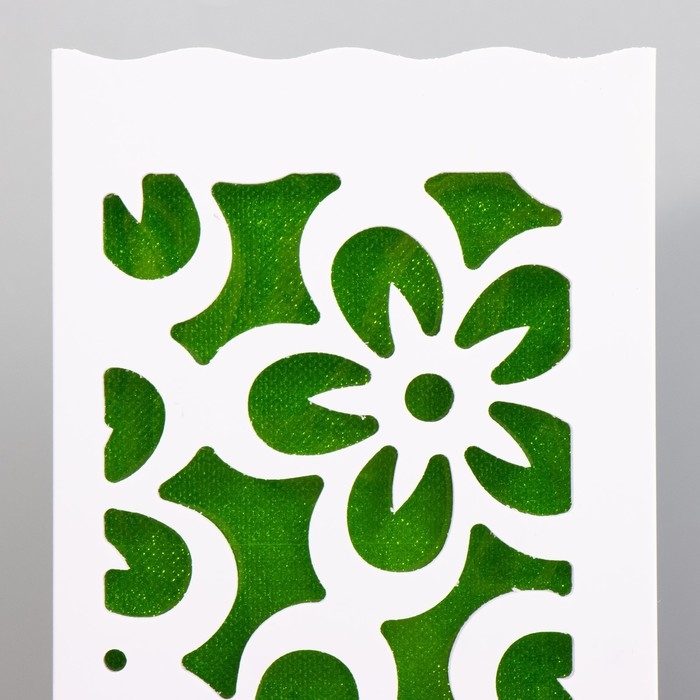 Ночник Ночник "Цветы" LED от батареек 3хААА USB зеленый 10х10х23см RISALUX