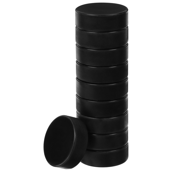 Набор хоккейных шайб, взрослый, 10 шт Набор хоккейных шайб, взрослый, 10 шт